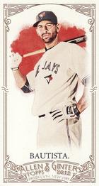 2012 Topps Allen & Ginter - Mini A & G Back Red #93 Jose Bautista Front