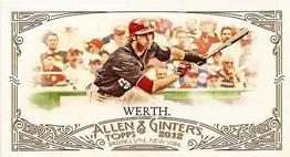 2012 Topps Allen & Ginter - Mini A & G Back Red #302 Jayson Werth Front