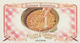 2012 Topps Allen & Ginter - Mini Culinary Curiosities #CC1 Nutria Front
