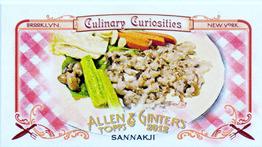 2012 Topps Allen & Ginter - Mini Culinary Curiosities #CC8 Sannakji Front