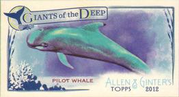 2012 Topps Allen & Ginter - Mini Giants of the Deep #GD-10 Pilot Whale Front