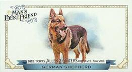 2012 Topps Allen & Ginter - Mini Man's Best Friend #MBF-4 German Shepherd Front