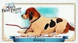 2012 Topps Allen & Ginter - Mini Man's Best Friend #MBF-5 Beagle Front