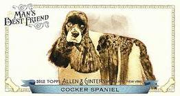 2012 Topps Allen & Ginter - Mini Man's Best Friend #MBF-15 Cocker Spaniel Front