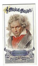 2012 Topps Allen & Ginter - Mini Musical Masters #MM-3 Ludwig van Beethoven Front