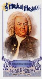 2012 Topps Allen & Ginter - Mini Musical Masters #MM-1 Johann Sebastian Bach Front