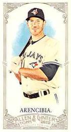 2012 Topps Allen & Ginter - Mini No Card Number #NNO J.P. Arencibia Front