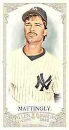 2012 Topps Allen & Ginter - Mini No Card Number #NNO Don Mattingly Front