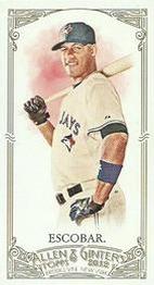 2012 Topps Allen & Ginter - Mini No Card Number #NNO Yunel Escobar Front