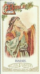 2012 Topps Allen & Ginter - Mini People of the Bible #PB-12 Isaiah Front
