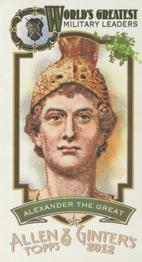 2012 Topps Allen & Ginter - Mini World's Greatest Military Leaders #ML-1 Alexander the Great Front