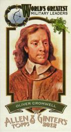 2012 Topps Allen & Ginter - Mini World's Greatest Military Leaders #ML-3 Oliver Cromwell Front