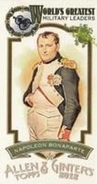 2012 Topps Allen & Ginter - Mini World's Greatest Military Leaders #ML-7 Napoleon Bonaparte Front