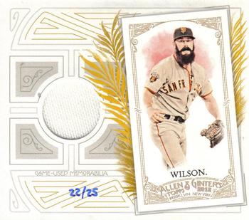 2012 Topps Allen & Ginter - N43 Relics #N43R-BW Brian Wilson Front