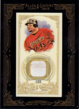 2012 Topps Allen & Ginter - Relics #AGR-CL Carlos Lee Front