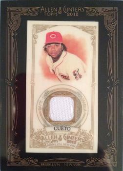 2012 Topps Allen & Ginter - Relics #AGR-JC Johnny Cueto Front