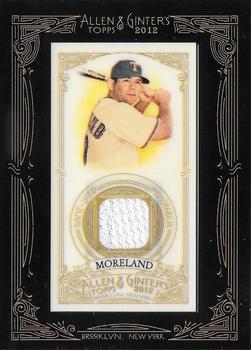 2012 Topps Allen & Ginter - Relics #AGR-MMO Mitch Moreland Front