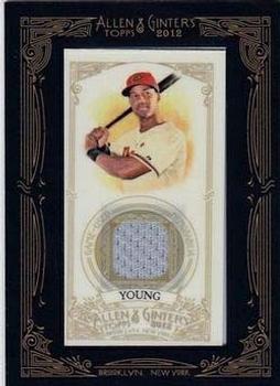 2012 Topps Allen & Ginter - Relics #AGR-CY Chris Young Front