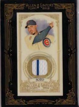 2012 Topps Allen & Ginter - Relics #AGR-GS Geovany Soto Front