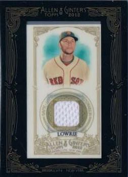 2012 Topps Allen & Ginter - Relics #AGR-JLO Jed Lowrie Front