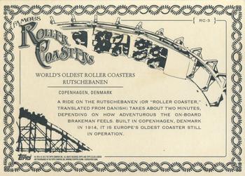 2012 Topps Allen & Ginter - Rollercoaster Cabinets #RC3 Rutschebanen Back