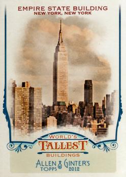 2012 Topps Allen & Ginter - World's Tallest Buildings #WTB6 Empire State Building Front