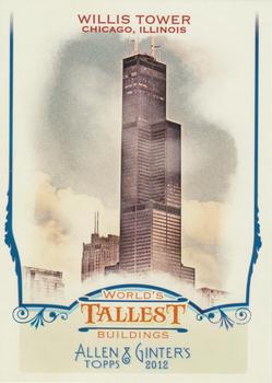2012 Topps Allen & Ginter - World's Tallest Buildings #WTB4 Willis Tower Front