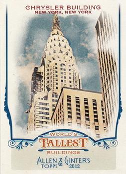 2012 Topps Allen & Ginter - World's Tallest Buildings #WTB7 Chrysler Building Front