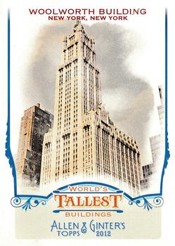 2012 Topps Allen & Ginter - World's Tallest Buildings #WTB9 Woolworth Building Front