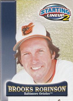 2001 Hasbro Starting Lineup 2 Cards Cooperstown Collection #604365.0000 Brooks Robinson Front