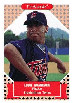 1991-92 ProCards Tomorrow's Heroes #102 Eddie Guardado Front
