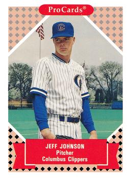 1991-92 ProCards Tomorrow's Heroes #109 Jeff Johnson Front