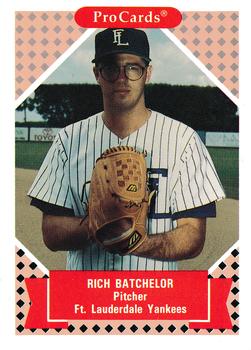 1991-92 ProCards Tomorrow's Heroes #119 Rich Batchelor Front