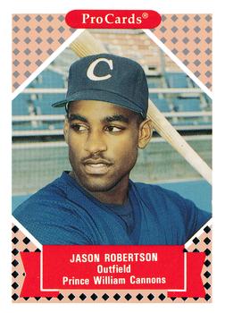 1991-92 ProCards Tomorrow's Heroes #123 Jason Robertson Front