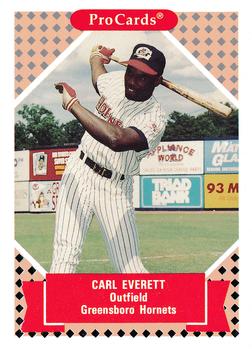 1991-92 ProCards Tomorrow's Heroes #124 Carl Everett Front