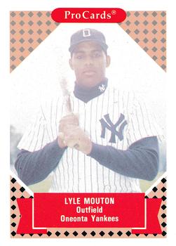 1991-92 ProCards Tomorrow's Heroes #127 Lyle Mouton Front