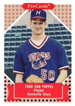 1991-92 ProCards Tomorrow's Heroes #129 Todd Van Poppel Front