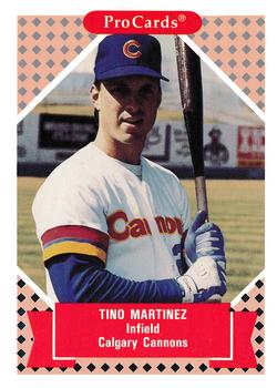 1991-92 ProCards Tomorrow's Heroes #138 Tino Martinez Front