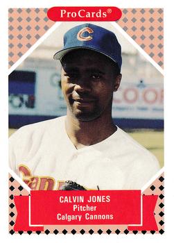 1991-92 ProCards Tomorrow's Heroes #139 Calvin Jones Front