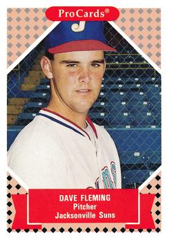 1991-92 ProCards Tomorrow's Heroes #141 Dave Fleming Front