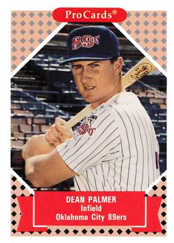 1991-92 ProCards Tomorrow's Heroes #148 Dean Palmer Front
