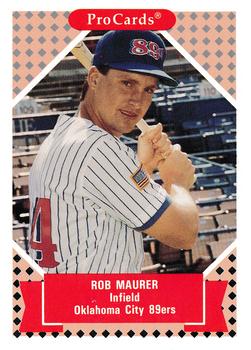 1991-92 ProCards Tomorrow's Heroes #149 Rob Maurer Front