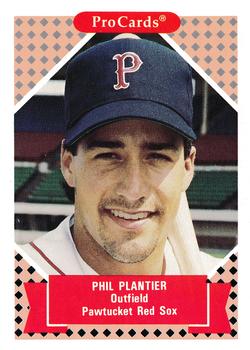 1991-92 ProCards Tomorrow's Heroes #14 Phil Plantier Front