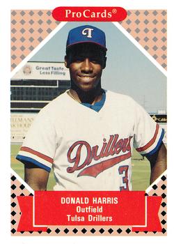 1991-92 ProCards Tomorrow's Heroes #155 Donald Harris Front