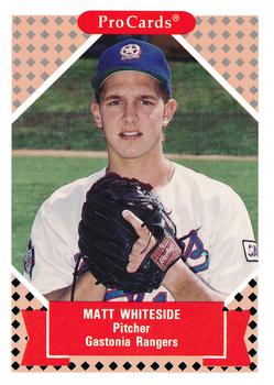 1991-92 ProCards Tomorrow's Heroes #157 Matt Whiteside Front