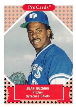 1991-92 ProCards Tomorrow's Heroes #161 Juan Guzman Front