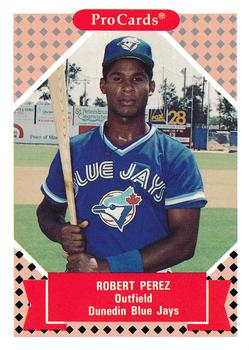 1991-92 ProCards Tomorrow's Heroes #168 Robert Perez Front
