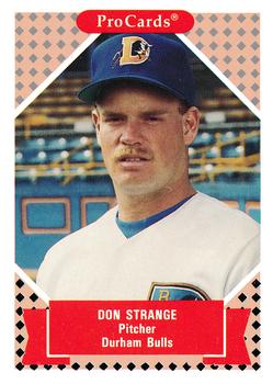 1991-92 ProCards Tomorrow's Heroes #189 Don Strange Front