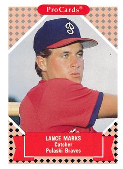 1991-92 ProCards Tomorrow's Heroes #193 Lance Marks Front