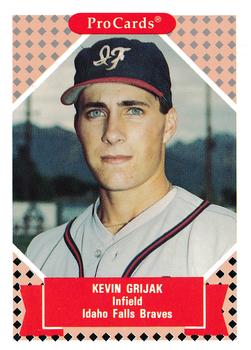 1991-92 ProCards Tomorrow's Heroes #197 Kevin Grijak Front